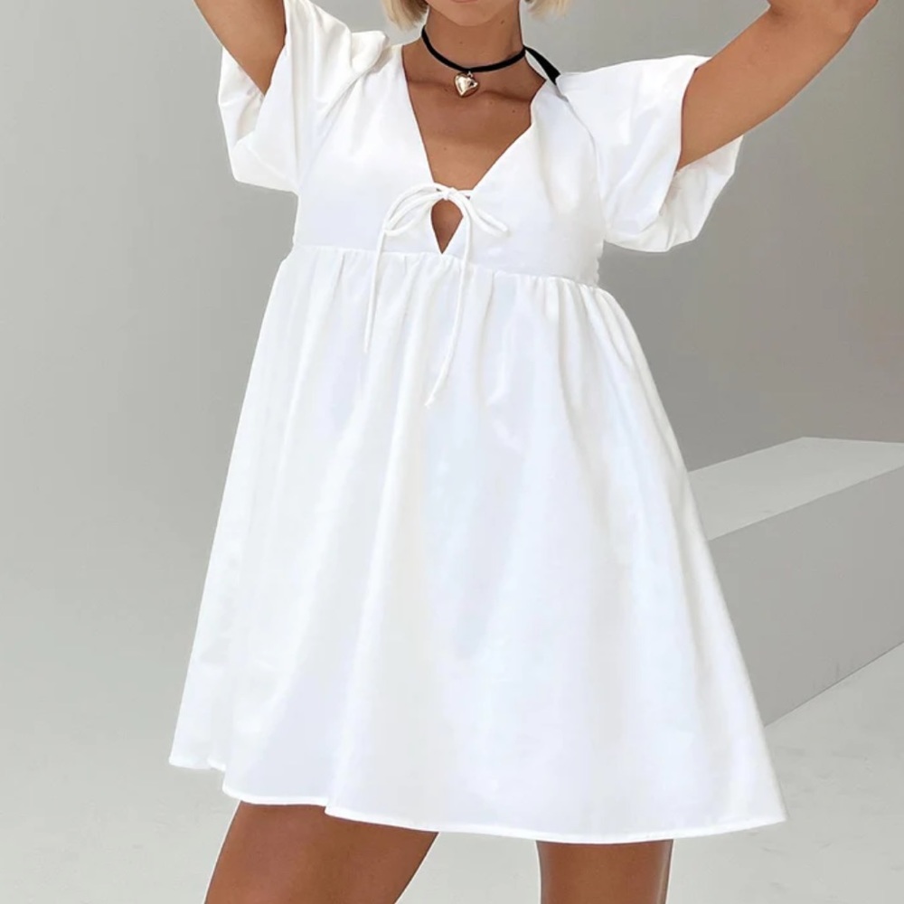 Princess Polly White Babydoll Dress